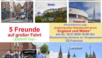 Plakat England-Show am 16.1.2025